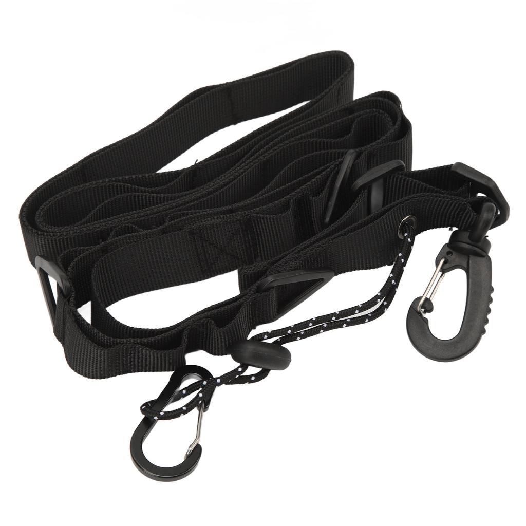 Pasek do przechowywania na kempingu Multifunkcyjny antypoślizgowy nylonowy pasek na ramię z trójkątnym pierścieniem do