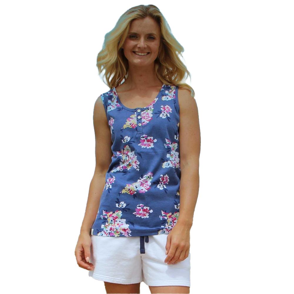 Lazy Jacks Womens/Ladies Wildflower Printed Vest Top