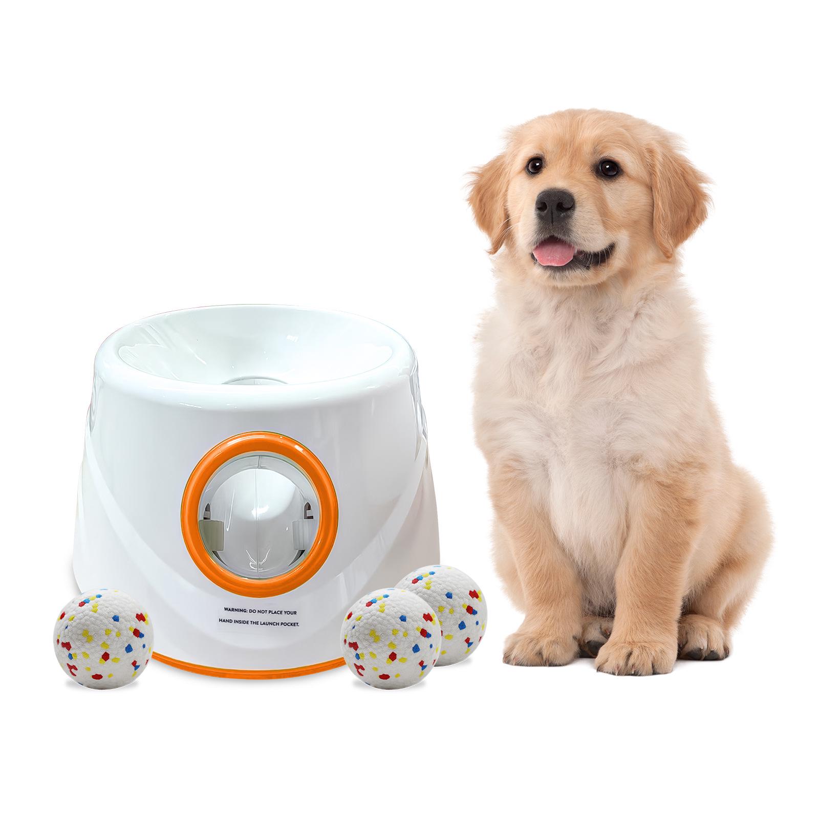 

Rechargeable Automatic Dog Ball Launcher Toy for Medium Dogs оранжевый