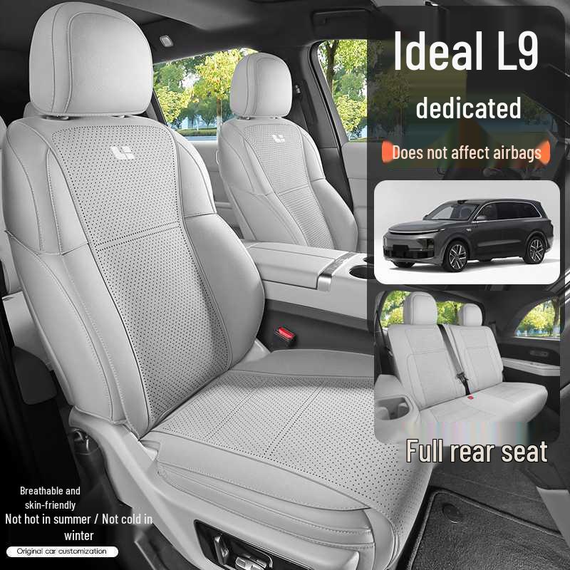 Universal Suede Car Seat Cushion for Ideal L9pro/Max - All Seasons, Half-Wrapped