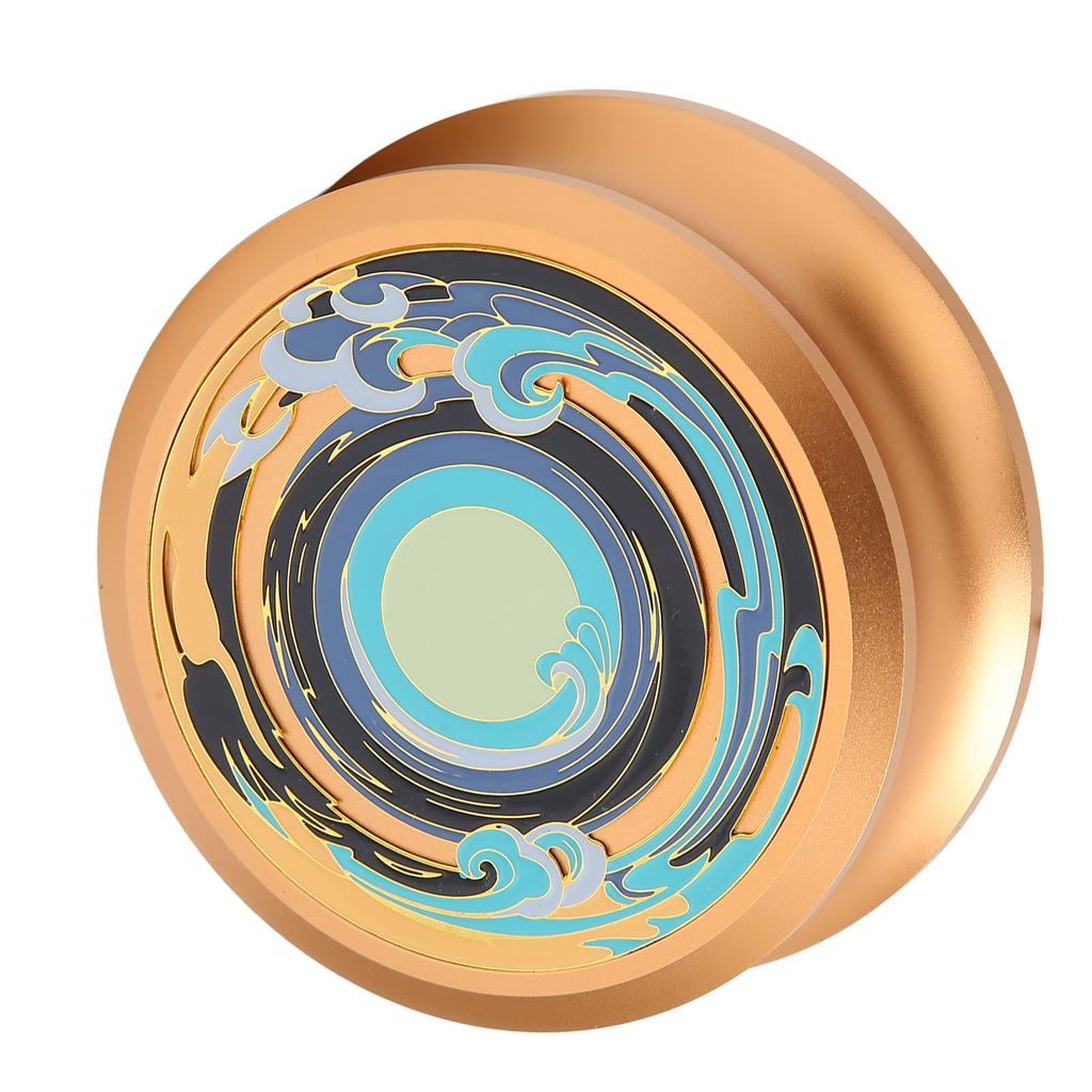 LP Vinyl Turntables Disc Stabilizer Professional Record Weight Clamp with Silicone Bottom Pad for Vibration Damping Gold