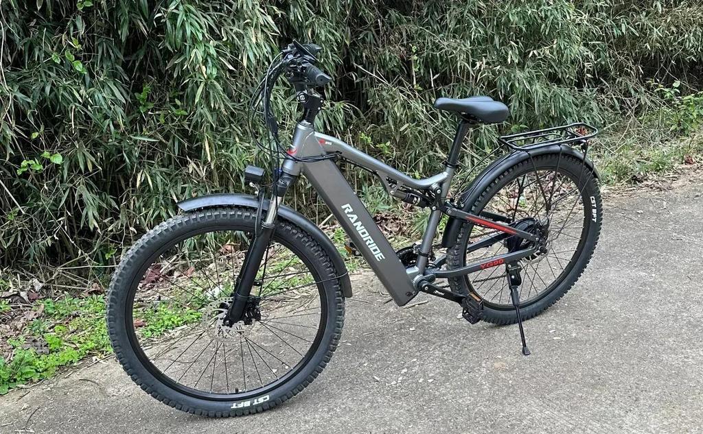 2026 New YG90Ebike 1000W 48V 17AH 27.5-inch Electric Bicycle Hydraulic Brake Mountain Electric Bicycle Full Suspension E-bike