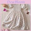 Girl Summer Princess Dress With Floral Print Cotton Blend For Toddler
