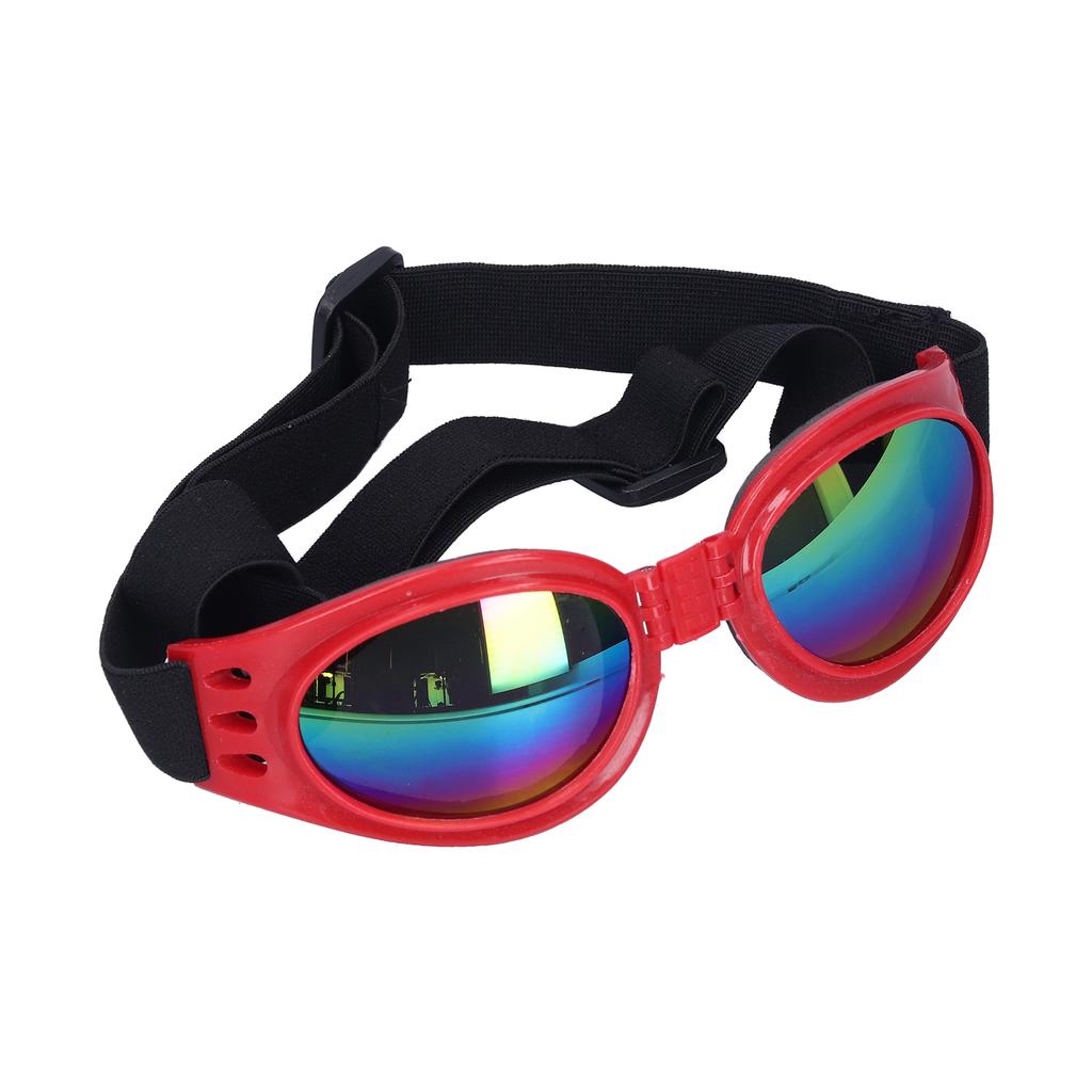 Pet Sunglasses Summer Foldable Dog UV Protection Glasses for Medium and Large DogsRed