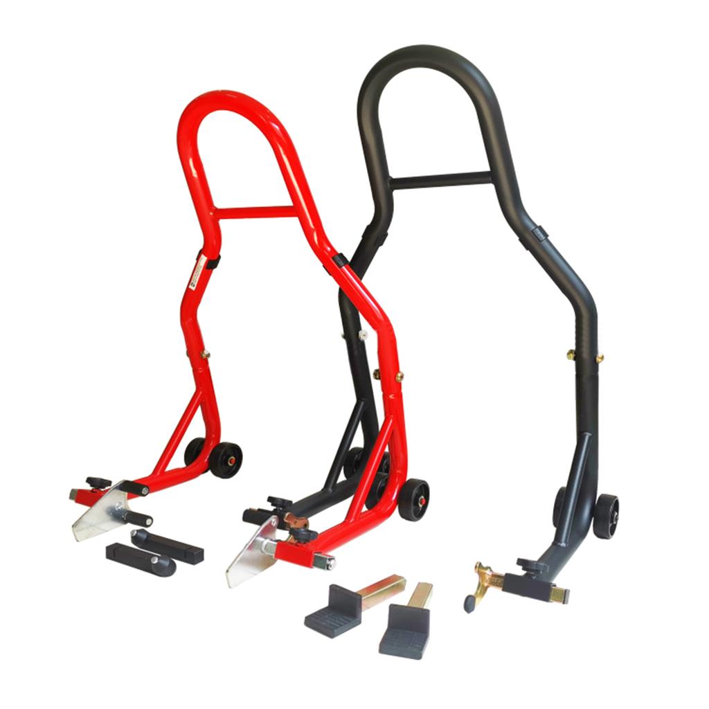 Motorcycles Bike Stands Wheel Support Frame Stand Swing Arm Lift Tripod Hooks U-style Hook Fork Adapter