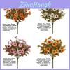 Autumn Colors Artificial Dendranthema Morifolium Home Decor Faux Flower For Photography Props