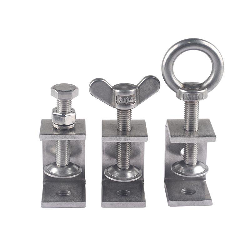 304 Stainless Steel U-Shaped Tiger Pipe Clamp Fastening Clip