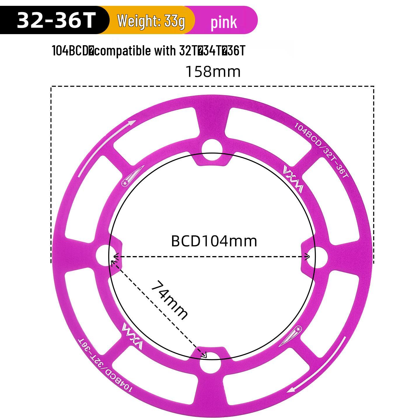 

Алюмінієва кришка зірочки для гірського велосипеда 104BCD