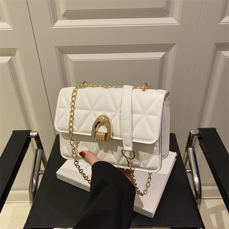 Chain bag women's senior 2025 summer new Korean version fashion small square bag Internet celebrity versatile ins shoulder messenger