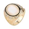 Fashion Gold Color Opal Engagement Ring Women Vintage Mens Ring Anillos Mujer Anel Bagues Masculino