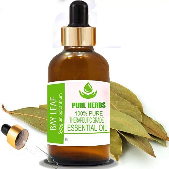 

Pure Herbs Bay leaf (Laurus nobilis) Pure & Natural Therapeutic Grade Essential Oil Glass 1000 ml