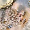 Embossed 3D Wild Daisy Nail Stickers - TS-4060 Back Adhesive Nail Art