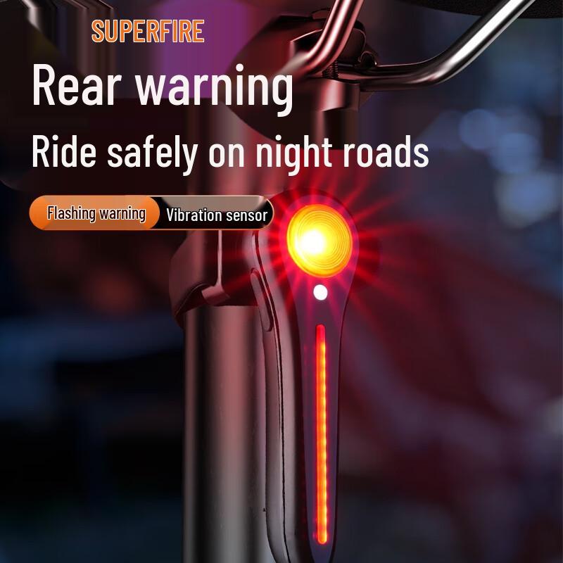 Smart Red LED Bicycle Taillight