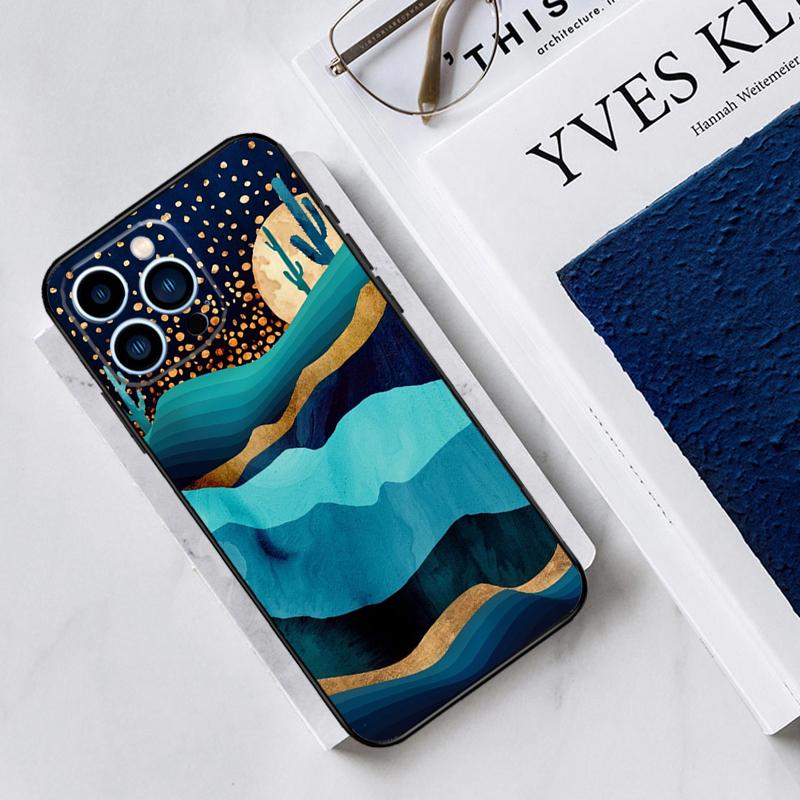 Star Lake Mountains Case For iPhone 17 Air 14 13 12 11 15 16 Pro Max Mini 15 16 Plus 16e Funda Silicone Cover