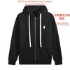 Mens Lightweight Hooded Cotton Sweatshirt Zip-Up Pullover Casual Sportswear Loose Fit