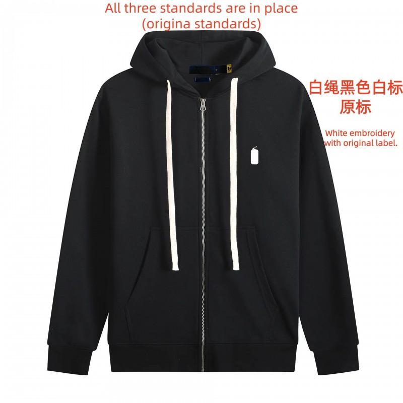 Mens Lightweight Hooded Cotton Sweatshirt Zip-Up Pullover Casual Sportswear Loose Fit