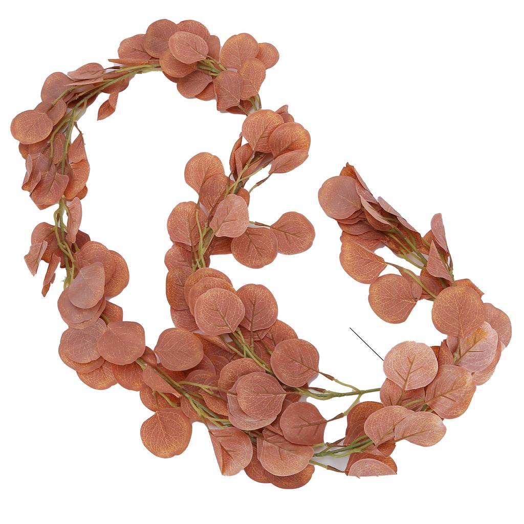 Künstliche Blätter Stoff Simuliert Exquisites Grün Eukalyptusgirlande für Zuhause Hochzeit