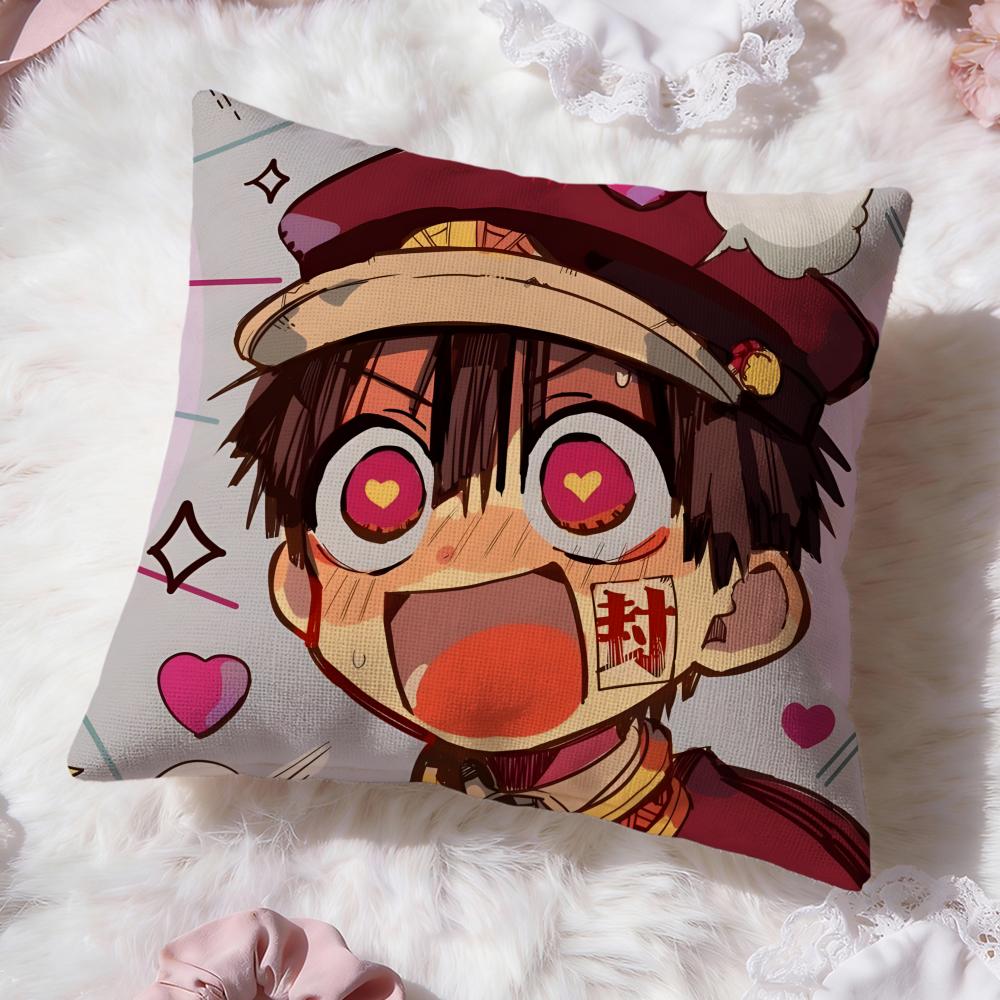 b-Bound Hanako-kun Cushion Cover Premium Comfort Reversible Pillow Cove -Two in One Design for Any Room & Car Interior