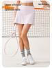 Lu Gleicher Stil Damen High Waist Sport Tennisrock zum Laufen, Badminton, Pilates, Yoga