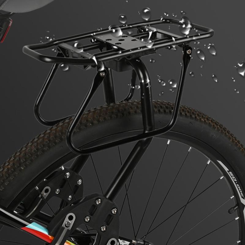 Aluminiumlegierung Mountainbike Rücksitze Gepäckträger Gestell Fahrrad Radsport Gepäckträger Rücksitze Gestell mit Seitenrahmen