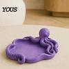 Necklace Storage Dish 3D Printed Octopus Jewelry Tray, Ocean Animal Earrings Ring Multifunctional Home Organizer Decorative Keys Trinkets Holder