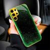Green Gold faddish cellphone new Bestseller model PhoneCase Glass PhoneCase for Samsung Galaxy S26 S25 S24 S23 S22 FE,Ultra,Plus