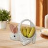 Braided Easter Bunny Basket, Decorative Eggs, Candy Storage Basket for Restaurant, Kids,