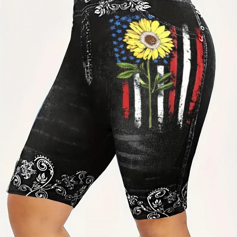 2026 Floral Skull Print Plus Size Women's Motorcycle Suit: Fashionable & Versatile