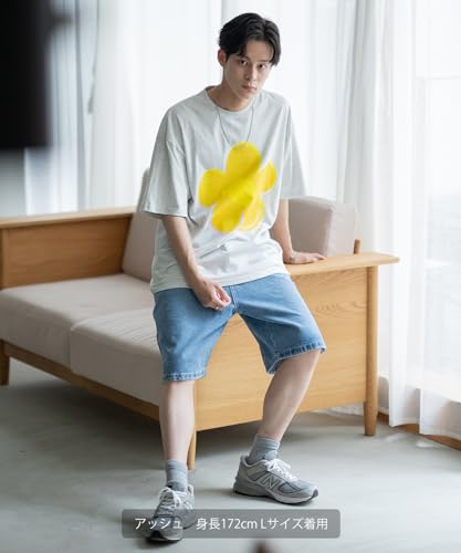 [IMPROVES] [SIDEWAYSTANCE] Mosaic Flower Short Sleeve T-Shirt