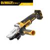 DEWALT 20V MAX Børsteløs Vinkelsliper med Flatt Hode 125mm CN-kontakt (adapter inkludert)