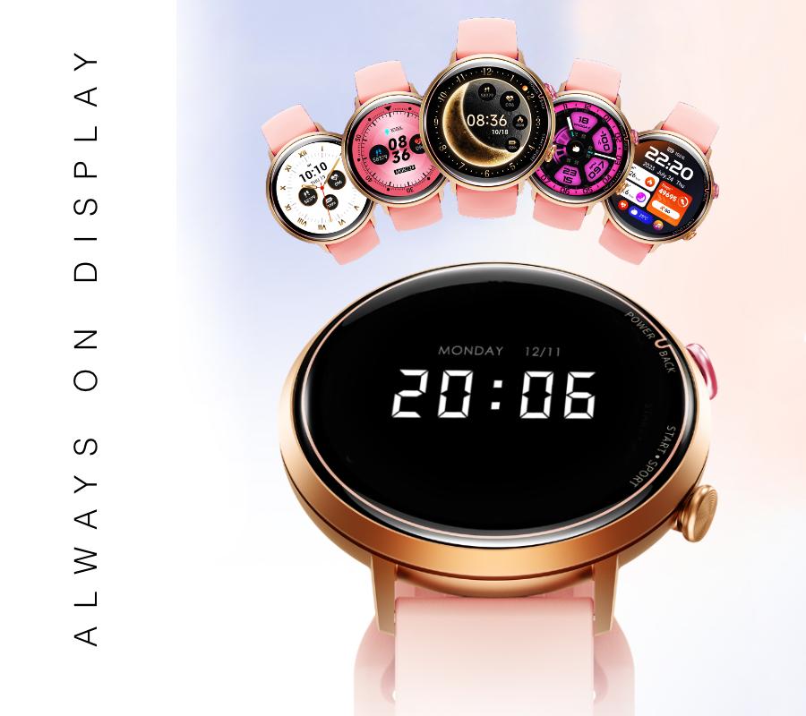 Smartwatch Rubicon Rncf29 Różowy
