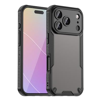 For iPhone 17 Pro Case WANLONFENG MFFJ Series Anti Drop TPU Phone Back Cover with Screen Film