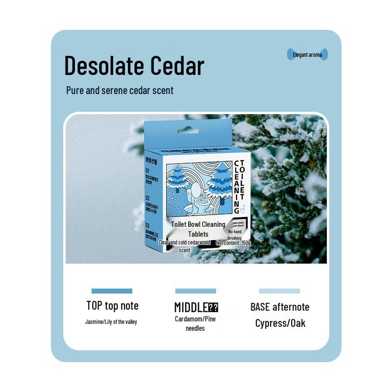 

Automatic Blue Toilet Cleaner with Deodorizing Bubbles and Long-Lasting Fragrance