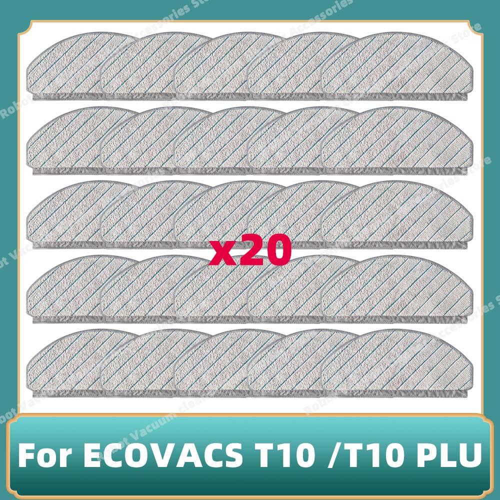 Compatible For ( ECOVACS  X1 PLUS / T10 /T10 PLUS ) Parts Main Side Brush Hepa Filter Mop Rag Wipe Dust Bag Accessories