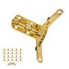 20pcs 90 Degrees  Angle Support Spring Hinge for Small Jewelry Wine Case Watch Box Wooden Lid