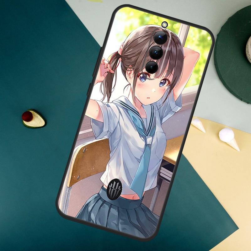 Anime Girl Cartoon Japan Cute For ZTE Nubia Red Magic 10S 8 9 8S 9S Pro Plus 10 Air 6S 7S 7 Pro Red Magic 11 Pro Plus Case