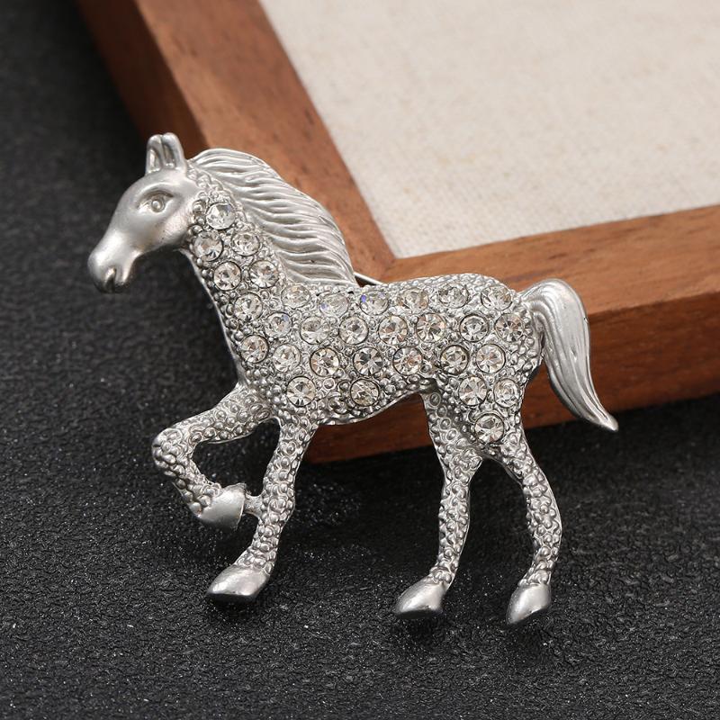 

Creative Rhinestone Enamel Brooch Unisex Coat Clothing Lapel Pins Brooches For Party Jewelry Accessories A7