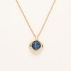 Ocean Love Deep Blue Crystal Pendant Necklace & Exquisite Goddess Stud Earrings Set