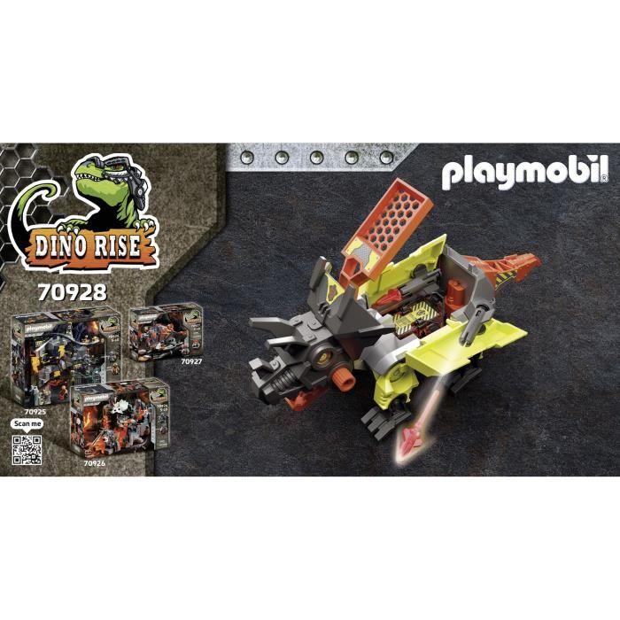 Playmobil - 70928 - Dino Rise - Robot-Dino De Combat - Avec 2 Personnages Et Accessoires