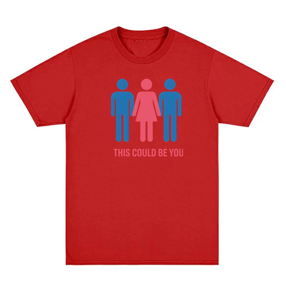 

This Could Be You T-Shirt Funny Humor Shirt Sarcastic Tee Funny Quote Crewneck Sarcasm Shirt Trendy Shirt for Women Soft Tees XXL червоний