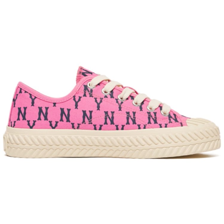 MLB Playball Canvas Casual Low Top Skateboard Shoes Unisex Pink 3ACVVC31N-50PKD