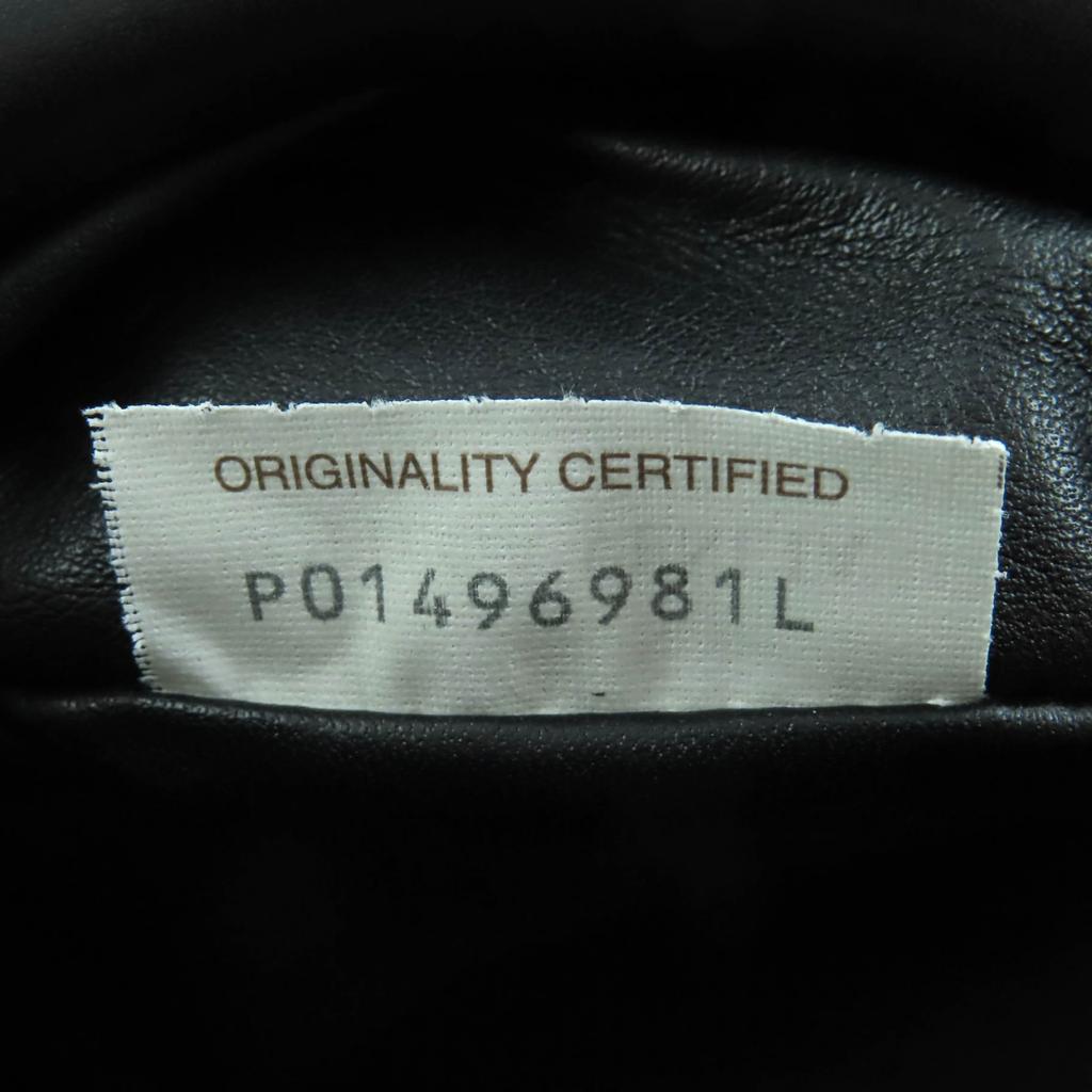 Excellent BOTTEGAVENETA Sling bag The Chain Pouch black lambskin Leather 651445 Used