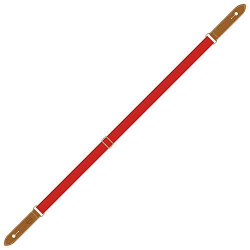 LIVE LINE Ukulele Strap, Acrylic & Cotton, Red, YUS14RED