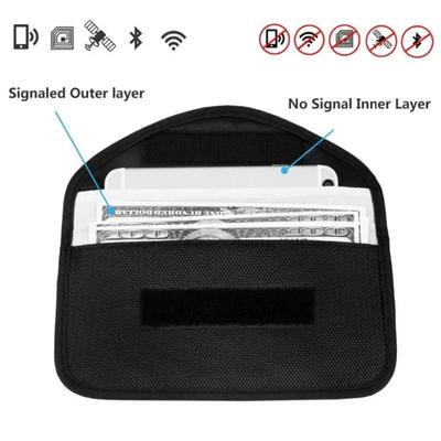 Signal Blocking Faraday Bag Anti-radiation Anti-tracking Anti-Hacking LTE GPS RF RFID Signal Blocking Shielding Pouch for Phone