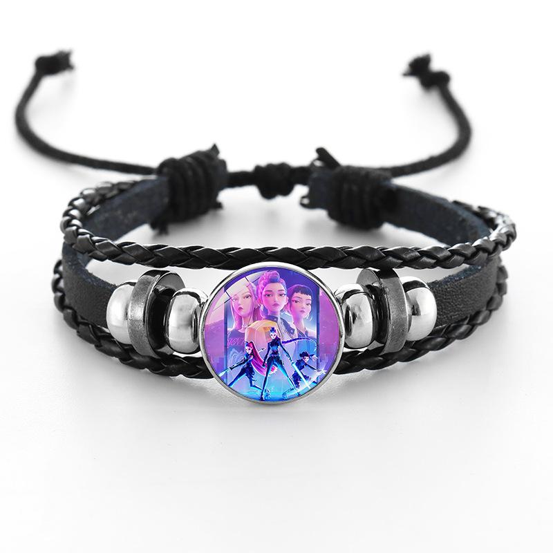 Cartoon Character Bracelet, Alloy Charm Adjustable 18+6cm Chain, Unisex Fashion Jewelry Gift for Daily Wear