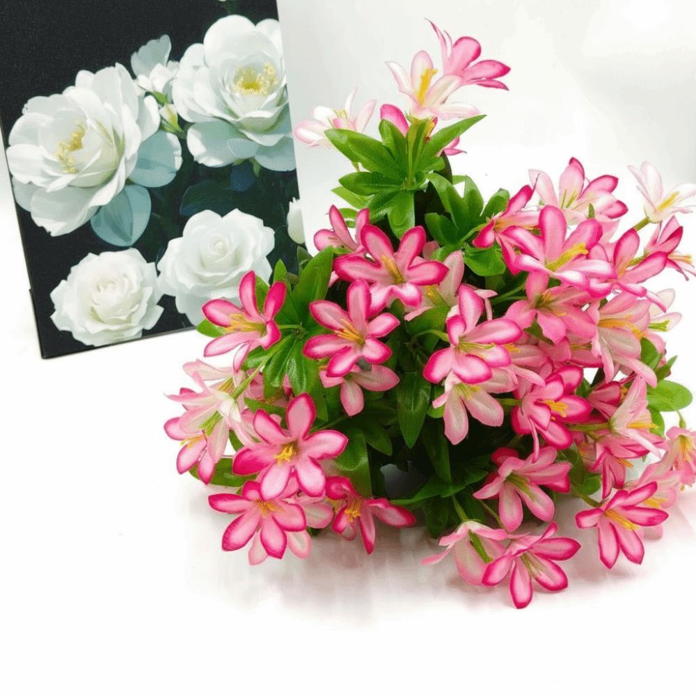 

Realistic Morning Glory Artificial Flowers Fake Plants Realistic Flowers Valentine s Day Gift розовый