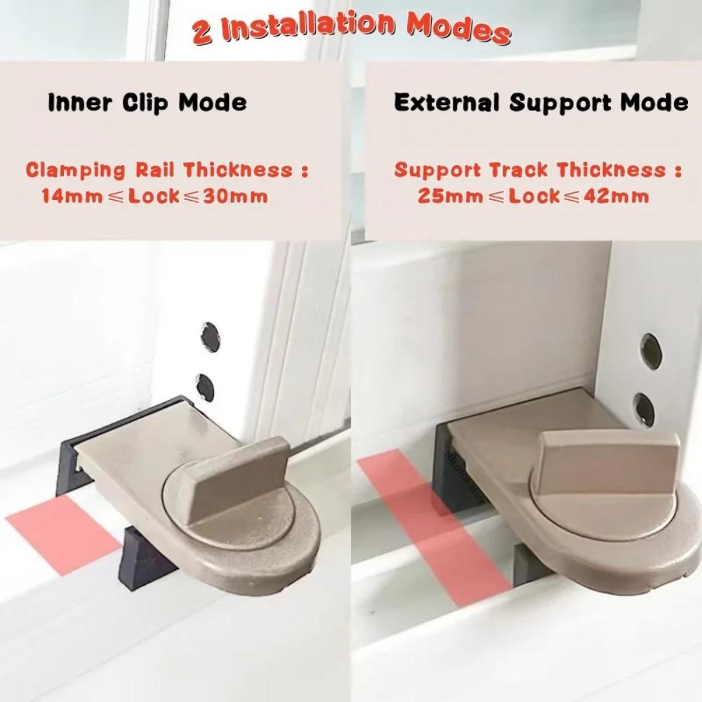 Sliding Sash Stopper Cabinet Locks Straps Doors Security Anti-theft Lock Window Sliding Door Baby Kids Child Safety Doors Lock