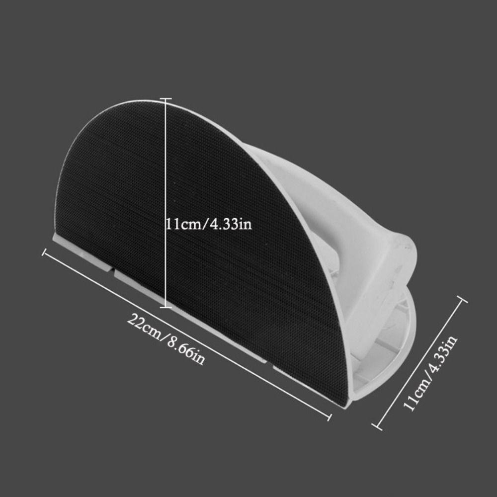 Self-Adhesive Semi Circular Angle Sanding Tool Multifunctional Durable Hand Grinding Board Reusable Right Angle Design