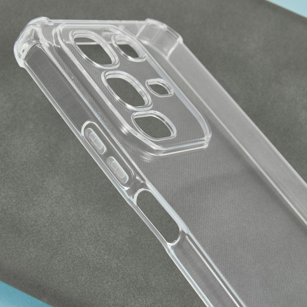 For Infinix Note 50x 5G Phone Case Reinforced Four Corner Anti-Drop Clear TPU Cover
