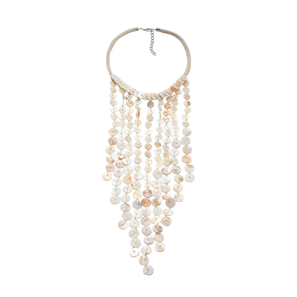 Ladies  Simple Fashionable Vacation Style Multi-layered Necklace
